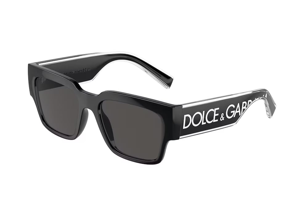 Dolce & Gabbana DG6184 Square Sunglasses for Men + BUNDLE With Designer iWear Eyewear Kit