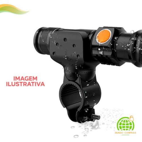 Suporte Para Lanterna De Bicicleta Rotação 360 Graus Ajustável Bike Mundo Compras