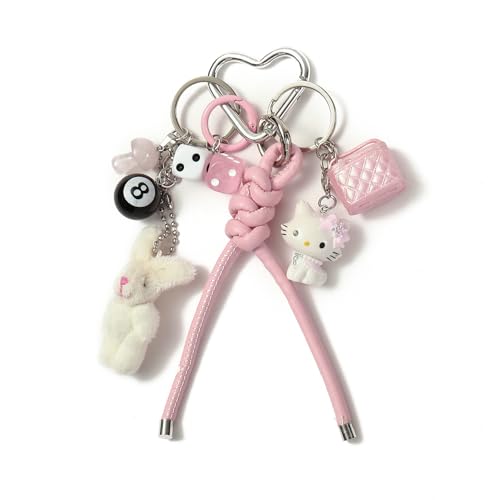 Image of SALTY Chic Bag Charm & Keyring - Cute, Stylish & Lightweight Keychain for Daily Use | Key Ring for Handbags | Keyrings & Keychains | Travel Accessories | Ideal for Gifting