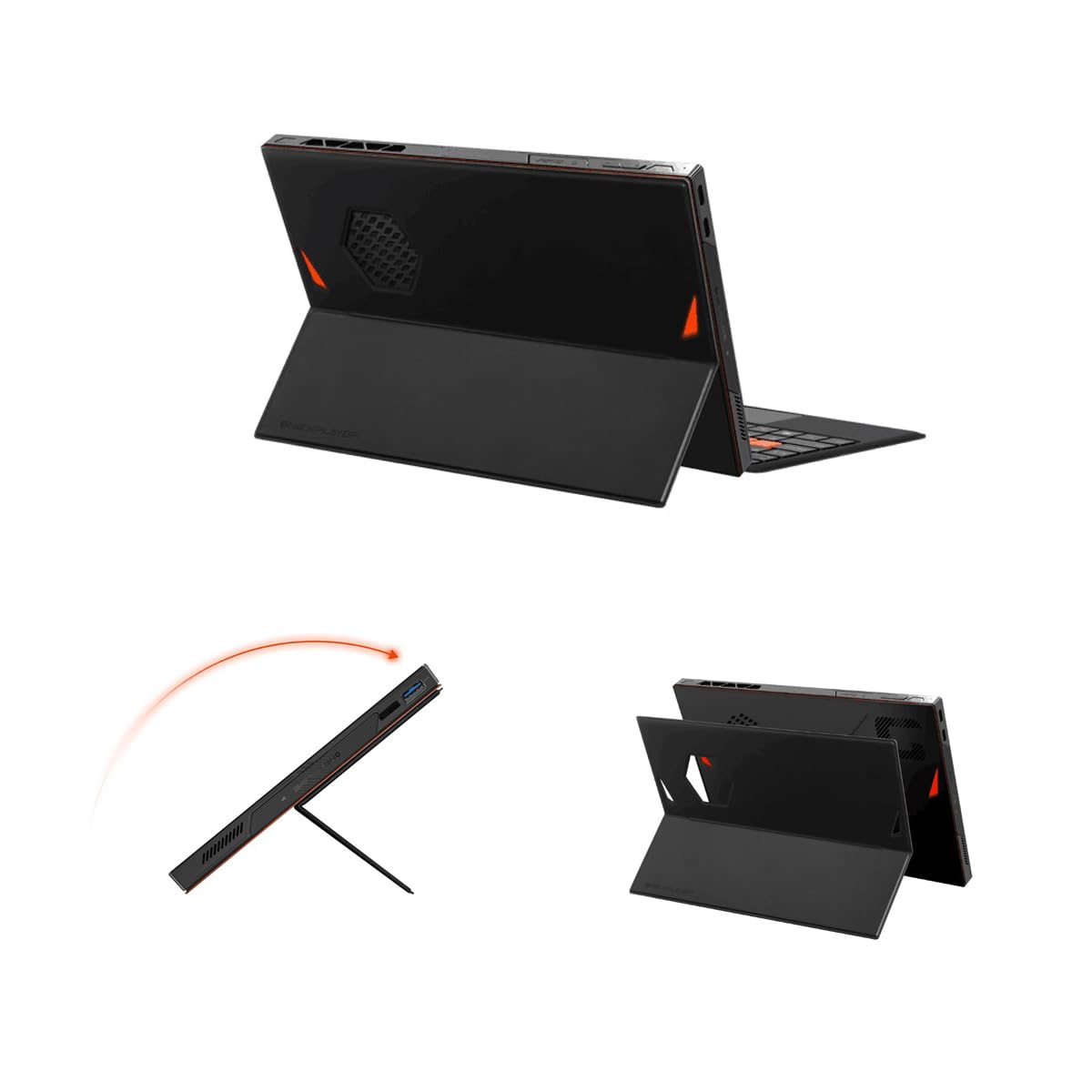 ONE XPLAYER X1 Pro Handheld PC with AMD Ryzen AI 9 HX 370, 10.95" 120Hz 2k Touchscreen, 32GB RAM and 1TB SSD
