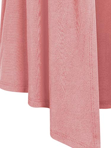 Image of MixMatchy Women's Lightweight Short Sleeve Draped Open Front Cardigan Vest