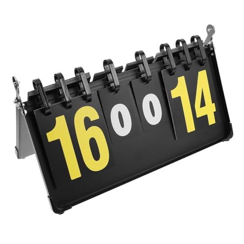 SUPVOX Portable Flip Scoreboard for Basketball Reusable Flip Counting Board for Sports Competitions Score Keeper for Games for Basketball Table