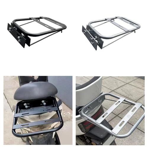 Porte-bagages arrière moto et vélo électrique avec support d'extension robuste pour boîte - 5
