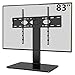 TAVR Universal Swivel TV Stand Base Tabletop TV Stand for 50-80 inch LCD LED Flat Screen TV,6 Level Height Adjustable TV Mount Stand with Tempered Glass Base,Hold up to 110Lbs,Max VESA 600x400mm