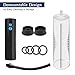 Electric Penis Pump Enlargement Vacuum Pump with 4 Extra Penis Rings and 2 Sleeves Automatic Rechargeable Male Enhancement Training Device to Increase Size and Strength