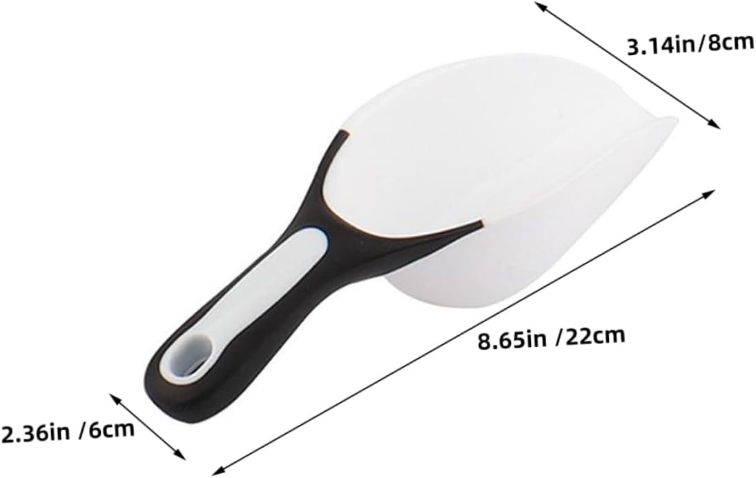 PRETYZOOM 5sets Ice Cube Shovel Flour Shovel Machine Flat Pan Coffe Beans Food Shovel Food Scoop Small Flour Scoop Candy Scoop Shovel for Ice Cubes Kitchen Scoop French Fries Scoop Pp 2pcs*5