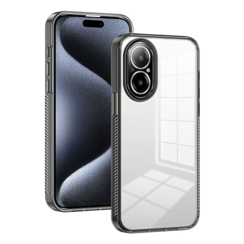 Coque Realme C67 4G RMX38900 antichoc transparente rigide coque de protection noire PC