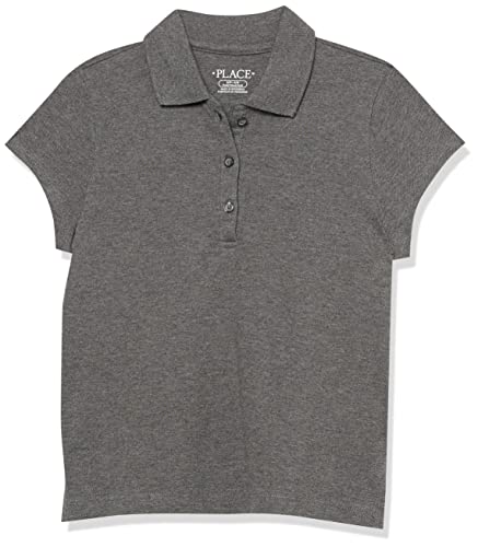 Image of The Children's Place baby-girls And Toddler Short Sleeve Ruffle Pique Polo