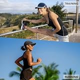 GADIEMKENSD Performance Running Hat Stretchy Fabric with Vented Mesh for Outdoor Workouts, Off White, 56-60