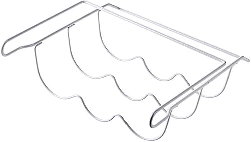 Estante de almacenamiento de botellas de cerveza de hierro, elegante soporte colgante de cerveza para refrigerador, práctico organizador de botellas