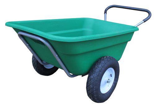 Bristol Tool Company Large Barrow - 200L Heavy Duty Wheelbarrow with Pneumatic Tyres and Hard-Wearing Plastic Tray
