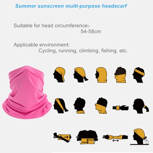 Image of LJDJ Motorcycle Goggles,2 Pack Dirt Bike ATV Motocross Riding Hiking Protective with 2 Pack Neck Breathable Bandana Mask (Rose Pink /Colorful+mask)