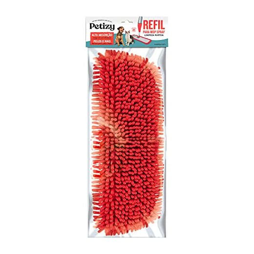 Refil Para Mop Spray Limpeza Rapida, RPET1669, PETIZY, Cor: CORAL