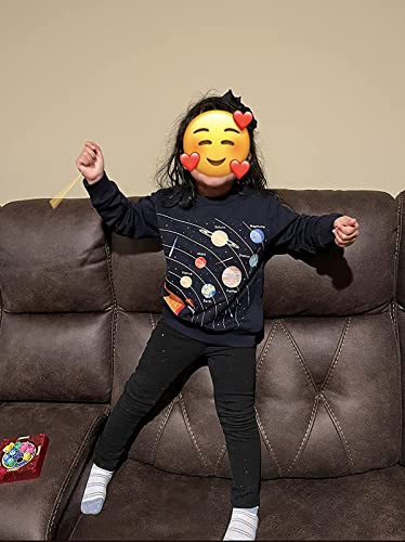 Image of Akyzic Boys Sweatshirts Cotton Long Sleeve Crewneck Pullover Toddler Kids Winter Warm Shirt Sweater Tops 3t-8t