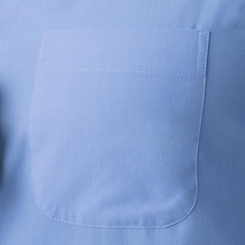 Image of Fruit of the Loom Men's Broadcloth Short Sleeve Top and Long Pants Pajama Set