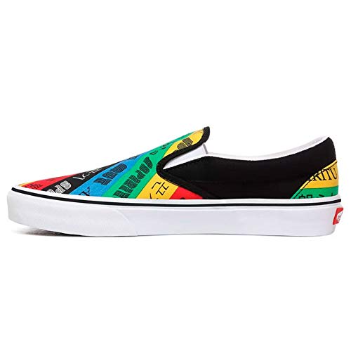 Vans Vans Classic Slip ON Spirit Multi/White Women's Shoes Size 7.5