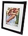 kieragrace Lucy Picture Frame, 11 by 14-Inch Matted for 8 by 10-Inch, Dark Brown with Gold Beading
