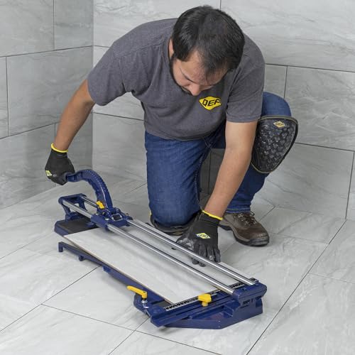 QEP 10800 28-Inch Rip and 20-Inch Diagonal Professional Porcelain Tile Cutter with 7/8-Inch Cutting Wheel