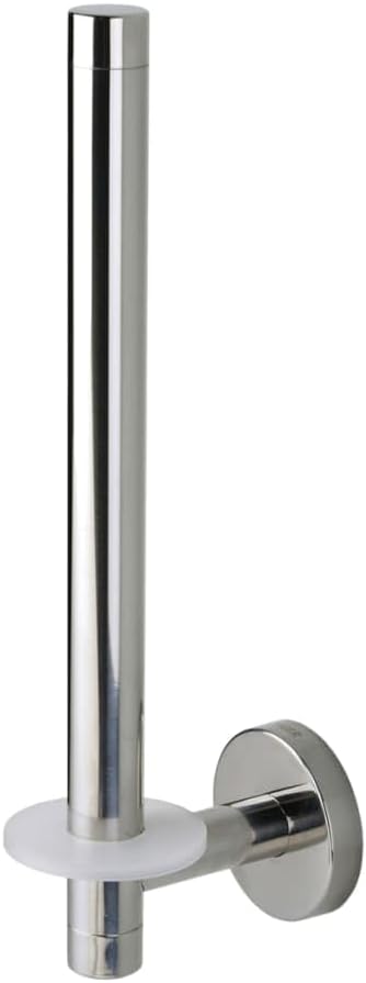 Tiger Toilet Roll Holder, Stainless Steel Brushed, 5 x 23.5 x 8.6 cm