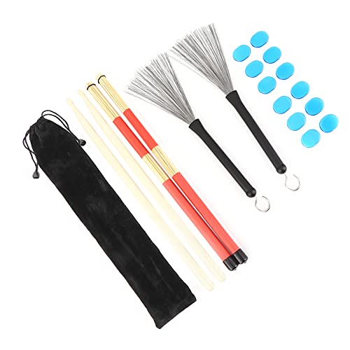 Kit de baquetas de madera de arce para batería miniatura 5