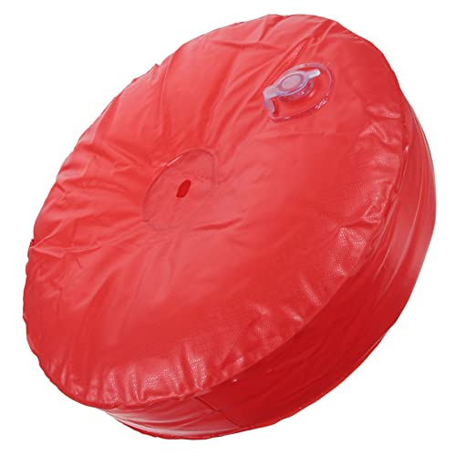 PLAFOPE Foldable Plastic Umbrella Weight Water Bag Rotary Washing Line Base Windproof Flag Base Easy Install Water Filling Pouch Outdoor Stand