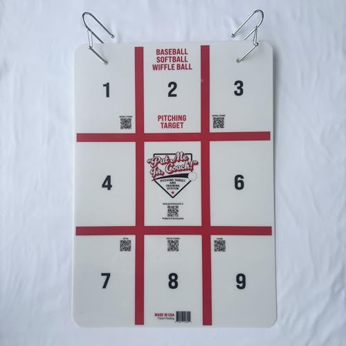 Pitching Target Strike Zone Trainer with Audible Feedback, Adjustable Baseball