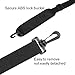 CMLLING Adjustable Sling Shoulder Fishing Poles Strap Holder, Carrier Strap Sling Shoulder Belt for Fly-Fishing, Casting Rod & Spinning Rod, Black 2Pc