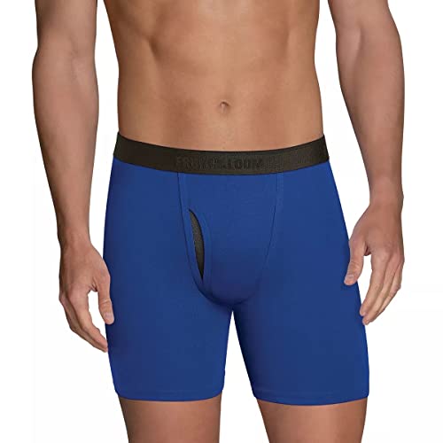 Fruit of the Loom Men's Boxer Briefs Assorted Colors 7-Pack Signa...