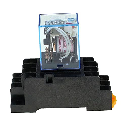 Relais de commande 220V AC pour automatisme industriel lot de 5 pièces MY4NJ 14 broches - 8