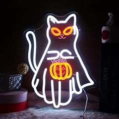 cat pumpkin light