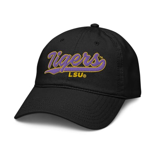 LSU Tigers Cursive Officially Licensed Adjustable Baseball Hat