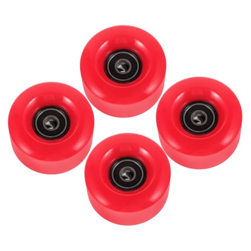 CORHAD 4Pcs Roller Skate Wheels Durable Material High Elasticity Vibrant Color for Snug Fit for Beginners and Experts and Tile Surfaces