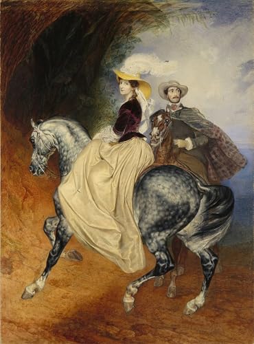 Art mural moderne les cavaliers Bryullov impression de luxe