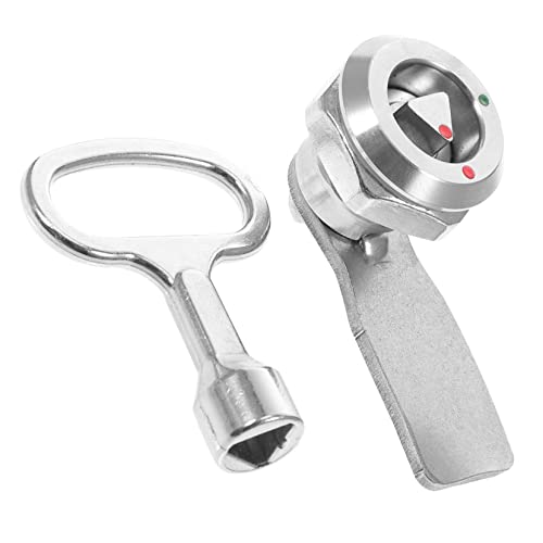 iplusmile Cerradura Para Archivadores y Gabinetes Cerradura Tubular Llave Triangular Seguridad Para Puertas De Gabinetes