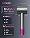 SHRATE Professional High Speed Ionic Hair Dryer | Ultra-Fast Drying | 500 Million Negative Ions | Low Noise Thermo-Control | Compact Blow Dryer with Magnetic Diffuser for Faster Drying All Hair Types