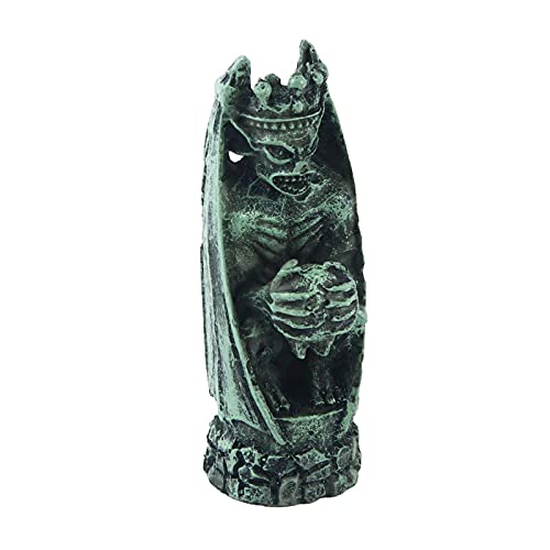 Image of Bearded Dragon Tank Devil Decorations Aquarium Fish Reptile Turtle Lizard Tanks Terrarium Skull Halloween Decor Ornament Pet