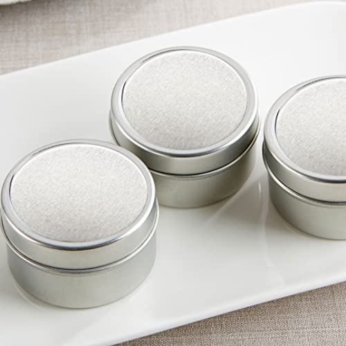 Kate Aspen 20155NA-INNER Travel Size Vanilla Scented Candle Tins With Lids (Set Of 12), Bridal Shower Favors thumb #2