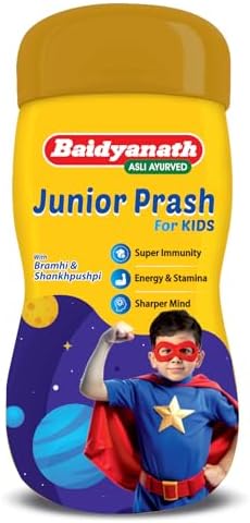 Baidyanath Junior Prash - Specially Formulated Chyawanprash for Kids(Amla,Brahmi,Sankhpushpi,Banslochan etc) - 1kg