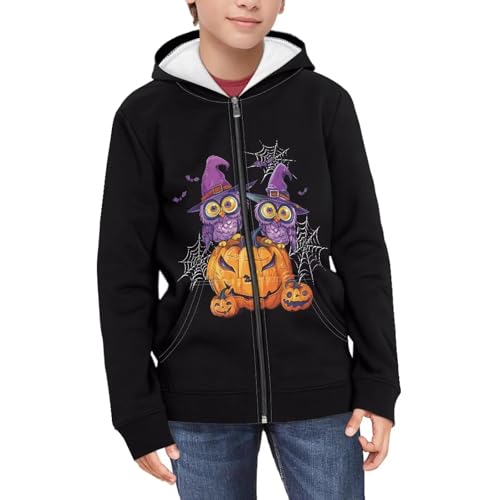 Kids Zip Up Hoodie with Pocket Athletic Sweatshirt Hoodies for Teen Boys Girls3