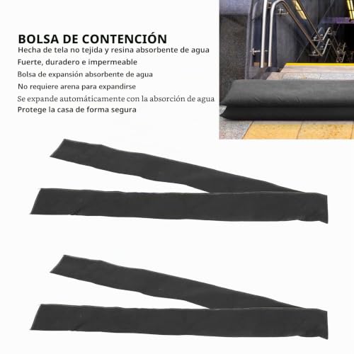 Miniatura 4 de 2 Barreras Contra Inundaciones, Bolsa De Expansión Absorbente De Agua De Resina Absorbente No Tejida, Bolsa De Presa Reutilizable, Prevención De Inundaciones, Para Sótano De