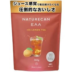 Naturecan Natural Can Supplement, Lemon Iced Tea, 12.6 oz (360 g), Made in Japan, 9 Types of Essential Amino Acids, Pouch, Muscle Training Supplement, BCAA