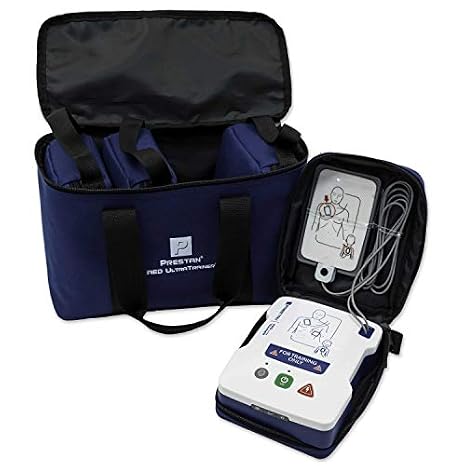 MCR Medical PRESTAN CPR Adult Manikin 4-Pack w. Feedback, AED UltraTrainers, Carry Bag w. Wheels