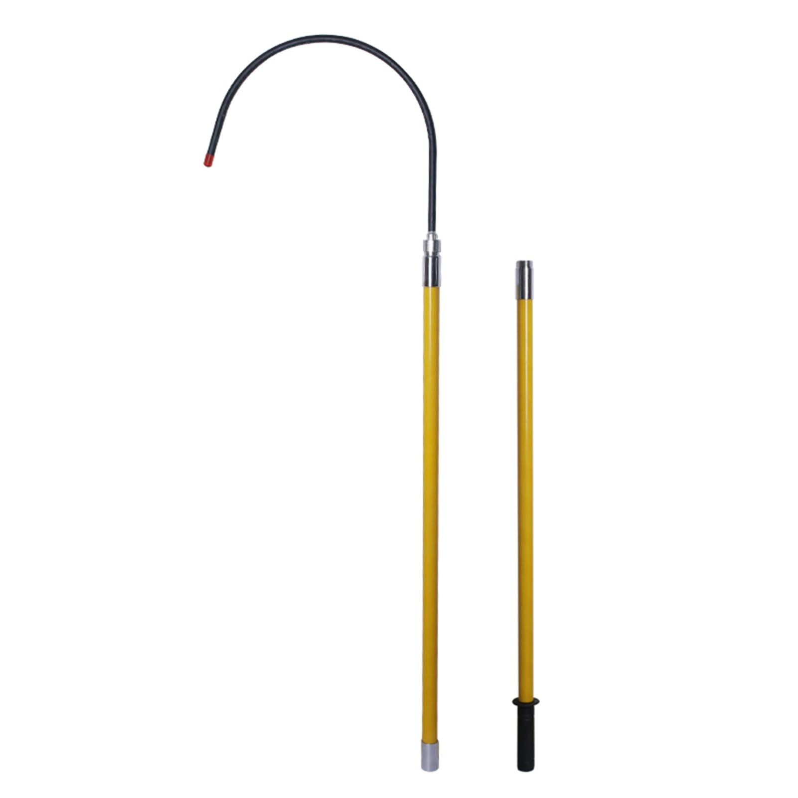 GTHTUHFD Insulated Rescue Hook With Body Protection, Electric Shock Protection Rescue Hook, High Voltage Insulated, Retractable, Openings For Electricians, Fitters,Green-3m/9.8ft