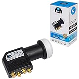 lnb für 4 teilnehmer test 4K | LNB für 4 Teilnehmer | Receiver DIGITAL | FULL HDTV | 3D TV | Digital Quad LNB für 4 Teilnehmer direkt an Receiver anschließbar / Quattro Switch Multischalter ist integriert, somit können bis zu 4 Receiver gleichzeitig und unabhängig betrieben werden