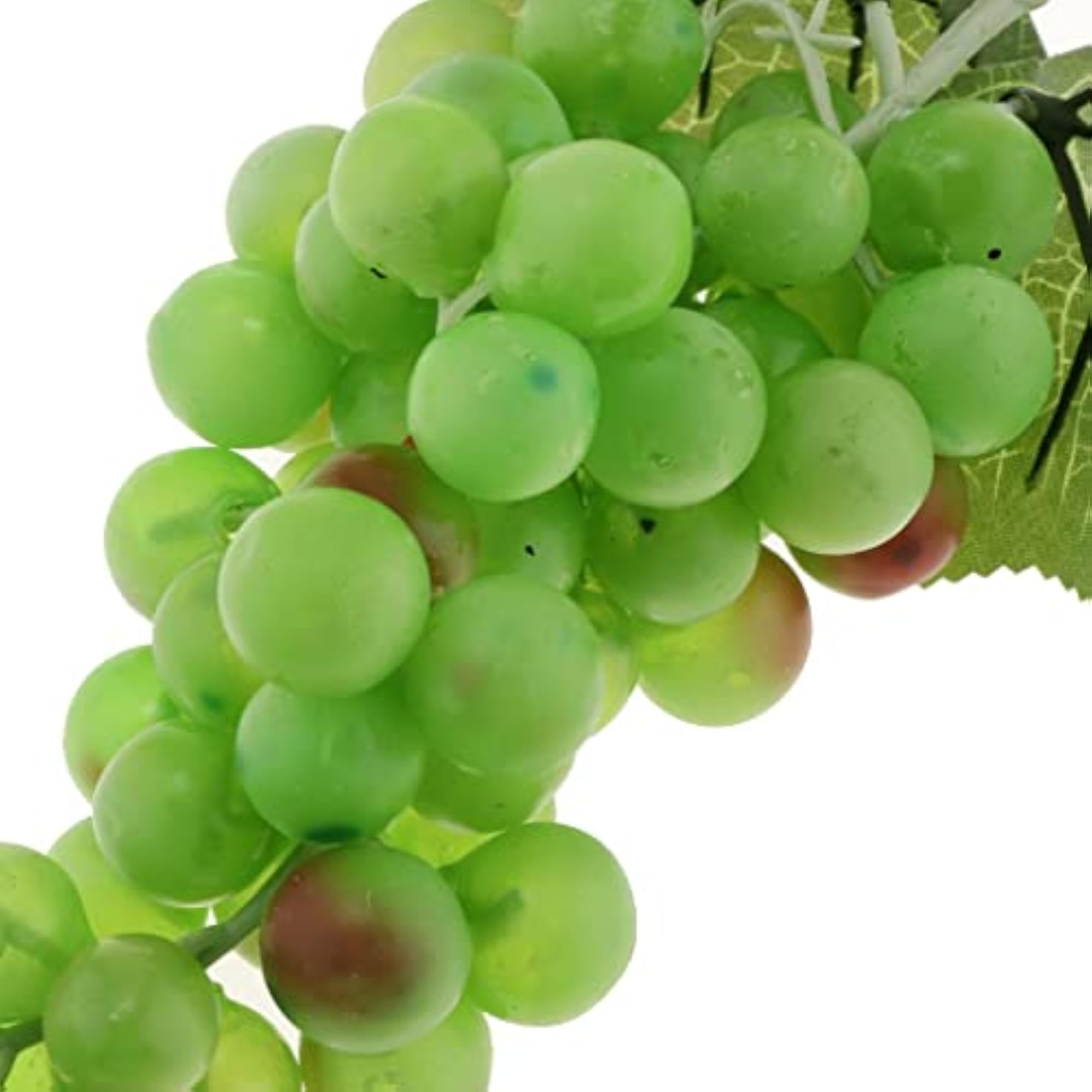 6xArtificial Fake Grape Fruit Home Kitchen Cabinet Display Green-60 Grapes