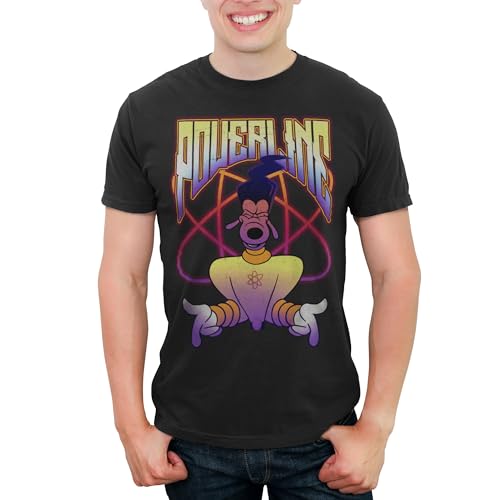 Disney Men's Goofy Movie, a Powerline Jam T-Shirt