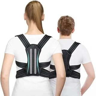 SLT Back Brace Posture Corrector for Women and Men, Back Support Belt for Women, Upper Back Brace for Posture, Back Straightener Posture Corrector, Adjustable and Fully Back Support Improve Back Posture (Small Size)