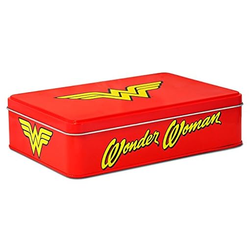 Wonder Woman 6395349010 Lata (Metal, Rojo, 21 x 5,5 x 15 cm | Ya disponible en tu tienda friki favorita! En mundofriki.es!