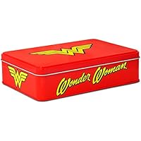 Wonder Woman 6395349010 Lata (Metal, Rojo, 21 x 5,5 x 15 cm