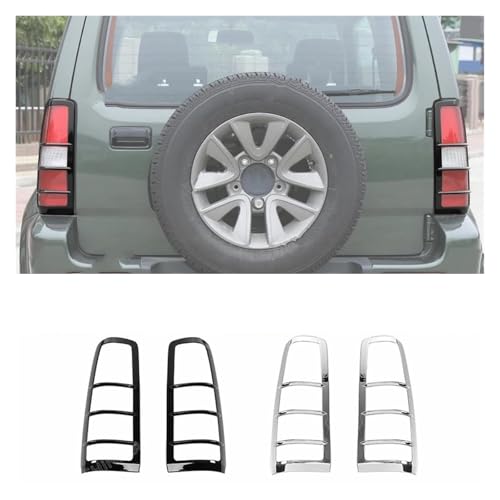 Cubierta de luz trasera para Suzuki Jimny 2007-2017 protector exterior negro 3